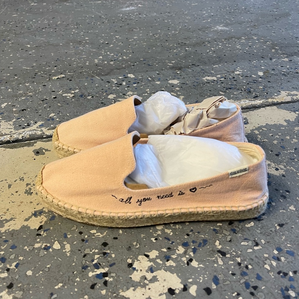 BRAND NEW! Soludos Canvas Platform Espadrilles